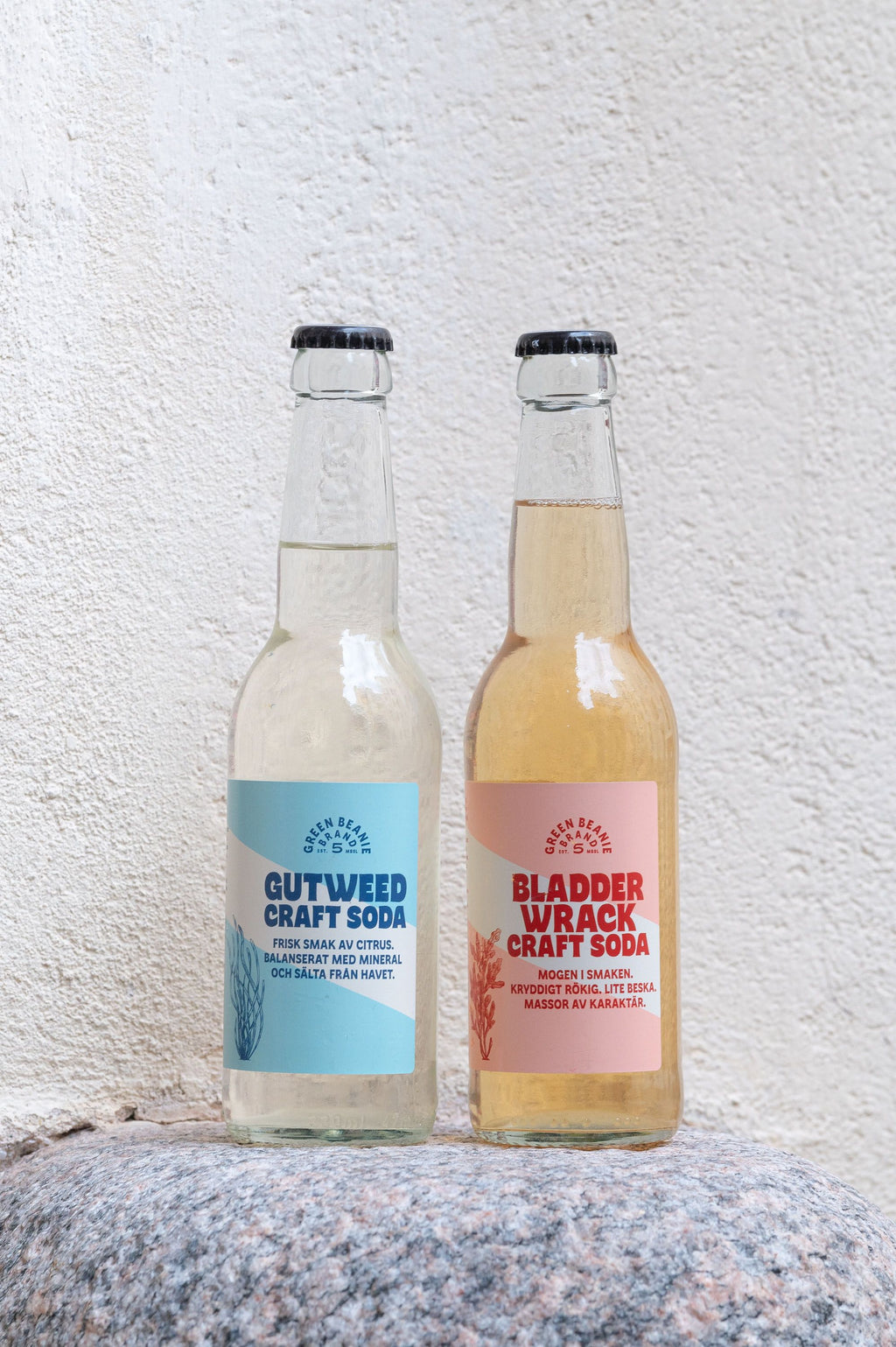Green Beanie algae craft soda by Under Ytan