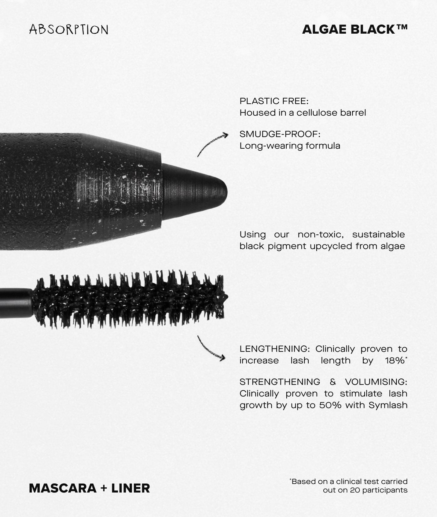 Algae Black™ Mascara + Liner