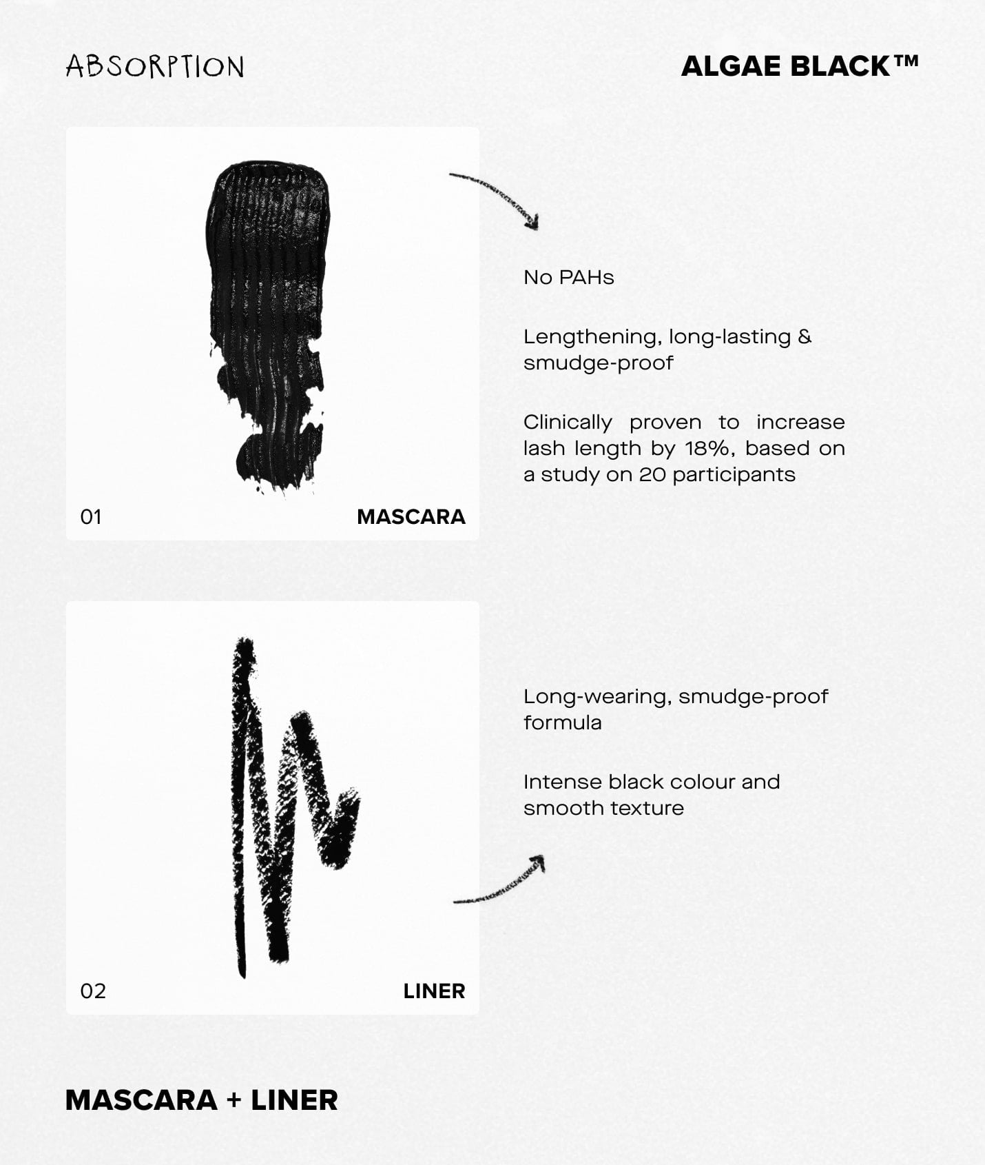 Algae Black™ Mascara + Liner