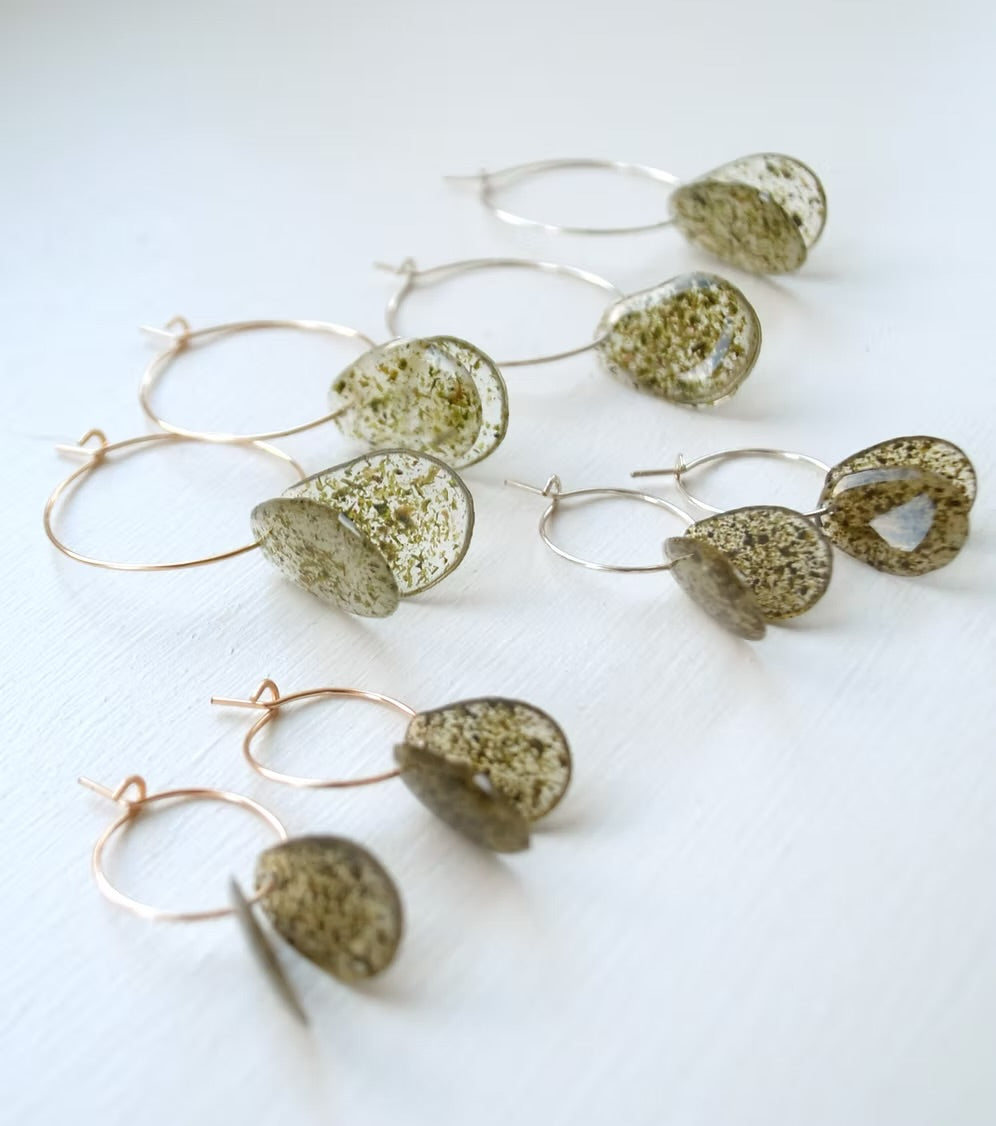 Seaweed Bead Earrings