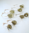 Seaweed Bead Earrings