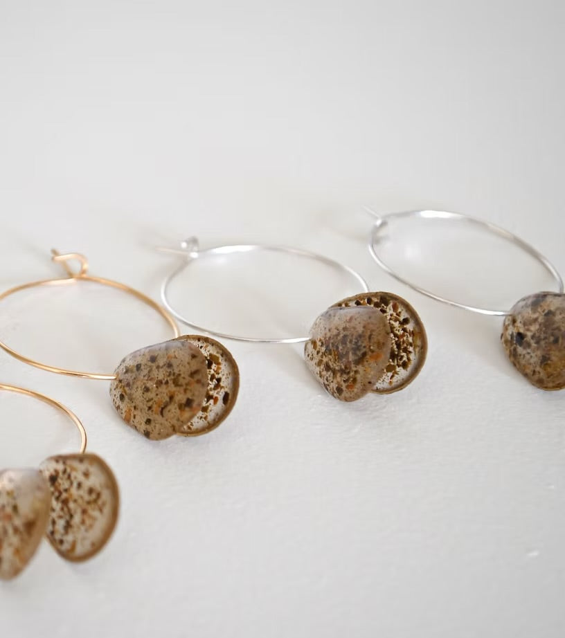Seaweed Bead Earrings